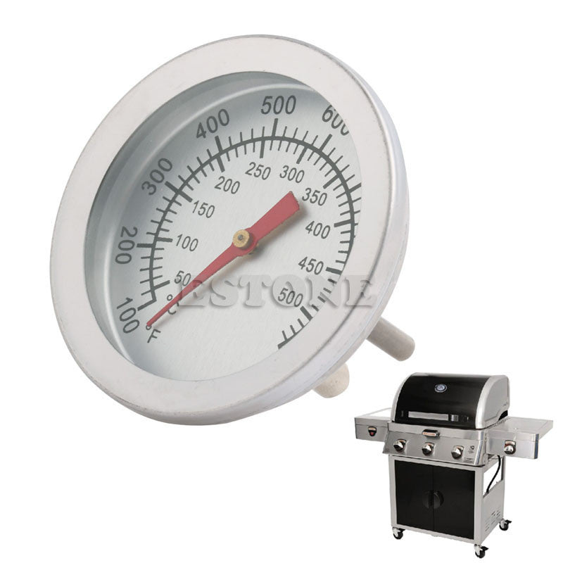 50-500 centigrade Stainless Steel BBQ Barbecue Smoker Grill Thermometer Temperature Gauge