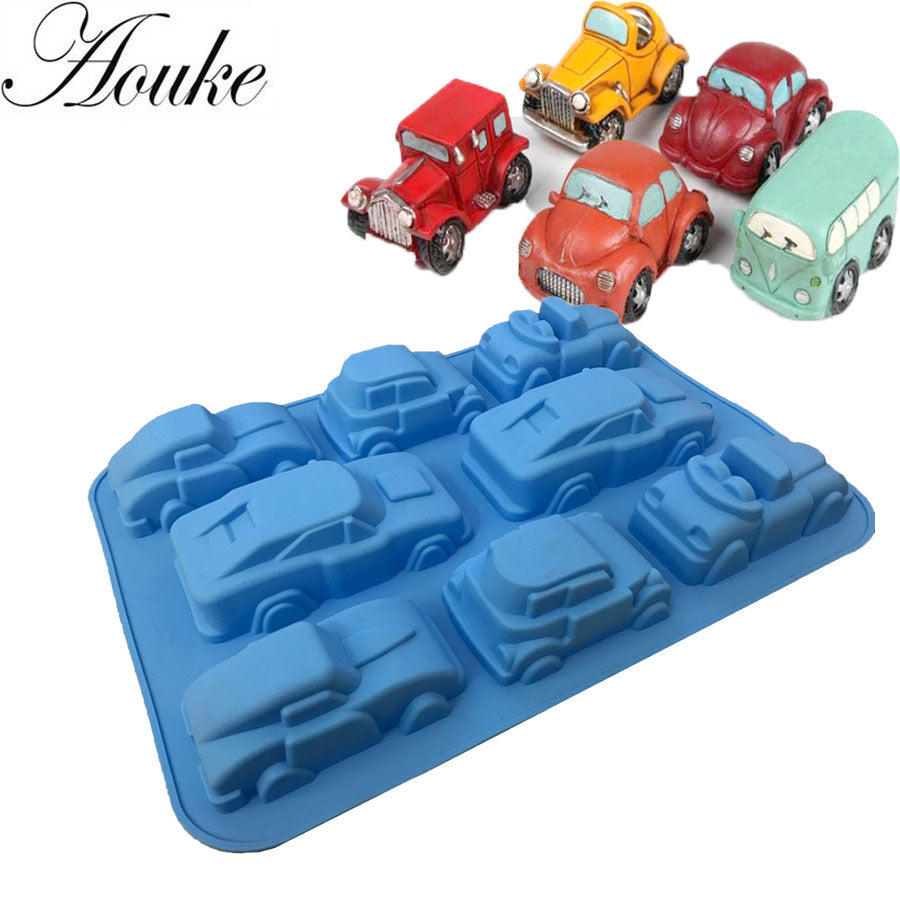 1 Piece Car Mold Silicone Mold Cake Mold Cake Tools Baking Tools Bakeware Cake Tool K061