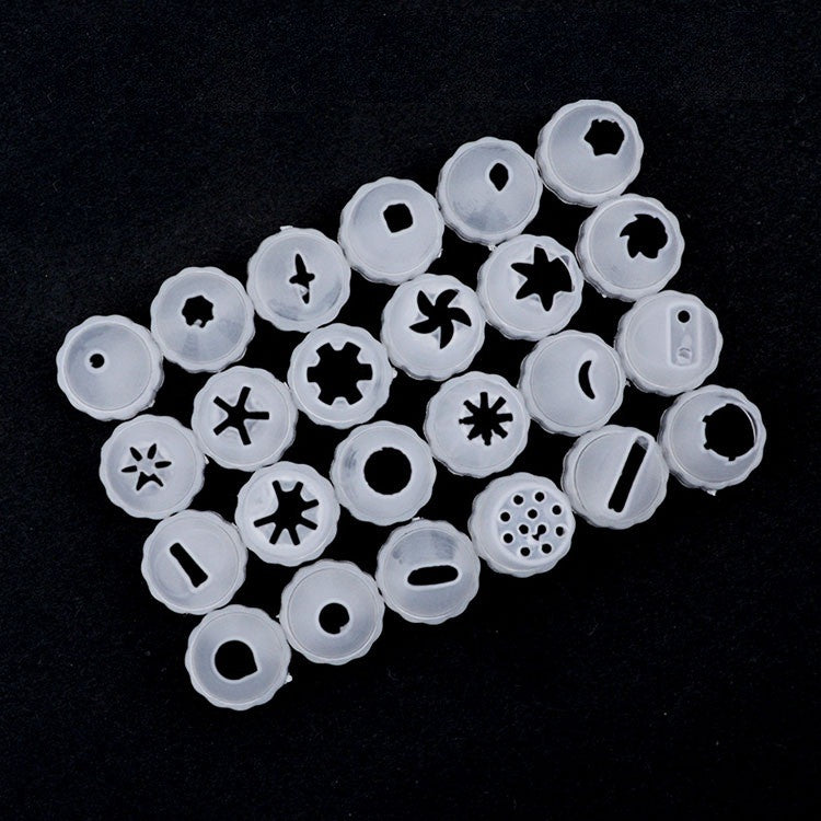 24 pieces/set Flowers Nozzles Tips Decorating Pen Cupcake Sugarcraft Cake Decorating Tools Icing Tip Nozzles Bakeware Z5224