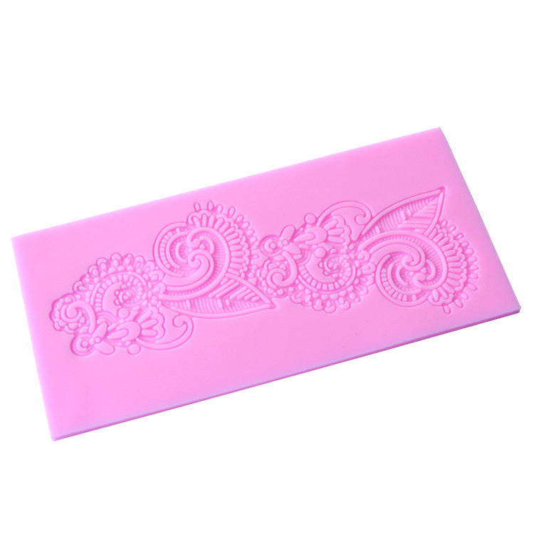 New Shape Lace Silicone Mold, Jelly, Chocolate, Soap ,Cake Decorating DIY Kitchenware ,Bakeware E074