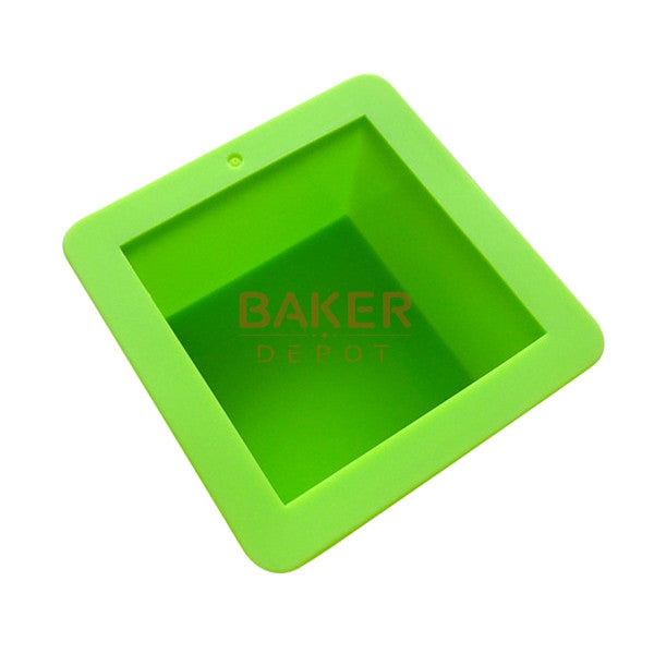 Silicone soap mold 500ml straight quadrel 9 * 9 * 6.5cm silicone bakeware bread moulds SSM-001-7