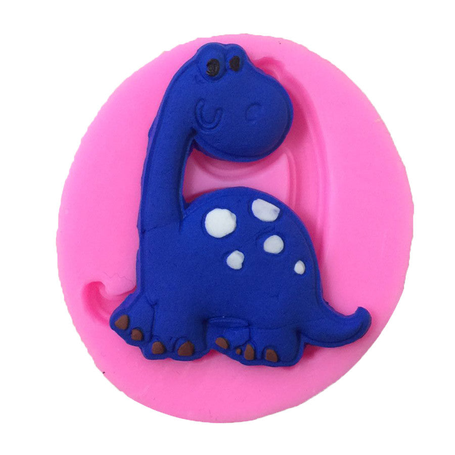 X057 Dinosaur shape Jelly sweets Bakeware mold Silicone Cake Mold Sugar Paste 3D Fondant Cake Decoration Tool soap mold