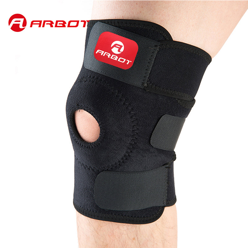 Elastic Knee Support Brace Kneepad Adjustable Patella Knee Pads Safety Guard Strap For Basketball Free Size