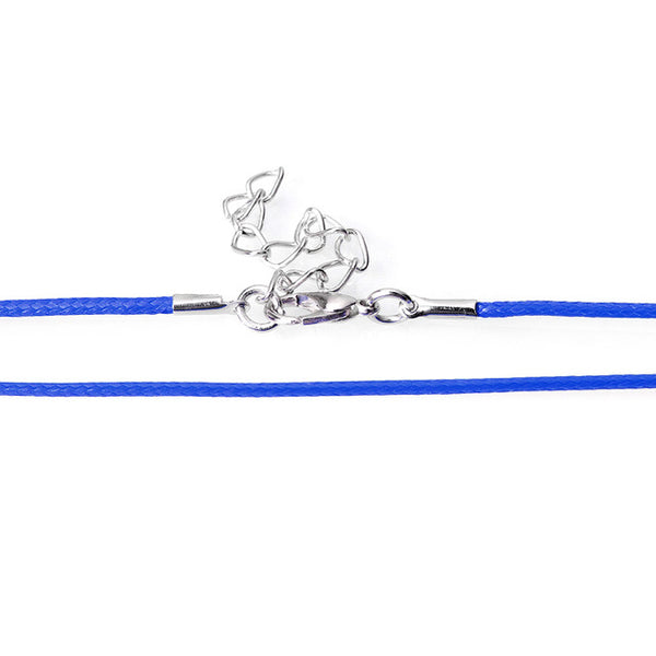 10 Pcs/lot 1MM diameter Waxed Nylon Cord  Leather Adjustable Braided Rope Bracelets&Necklace Charms Findings Lobster Clasp Strin