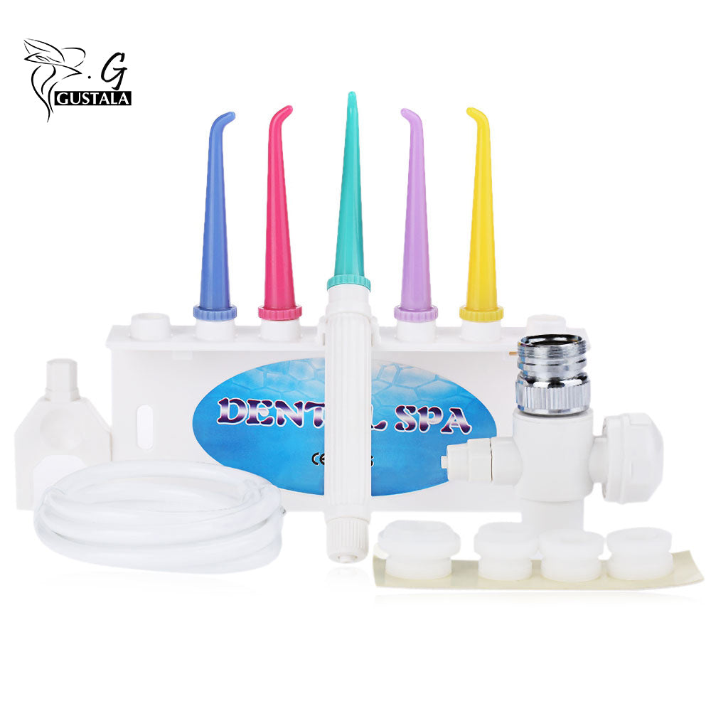 Gustala Convenient Dental Water Floss Oral Irrigator Dental SPA Water Cleaner Tooth Flosser Cleaning Oral Gum Dental Care Jet