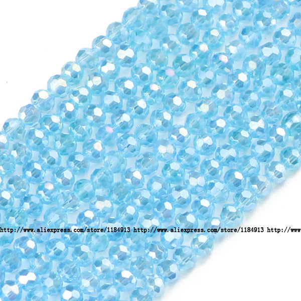 JHNBY Ball Faceted Austrian crystal beads 3mm 200pcs Top quality Round sphere shape Loose beads for jewelry making bracelet DIY