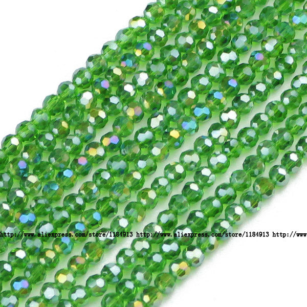 JHNBY Ball Faceted Austrian crystal beads 3mm 200pcs Top quality Round sphere shape Loose beads for jewelry making bracelet DIY