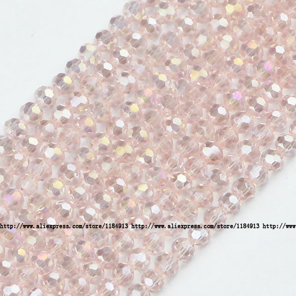 JHNBY Ball Faceted Austrian crystal beads 3mm 200pcs Top quality Round sphere shape Loose beads for jewelry making bracelet DIY