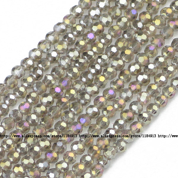 JHNBY Ball Faceted Austrian crystal beads 3mm 200pcs Top quality Round sphere shape Loose beads for jewelry making bracelet DIY
