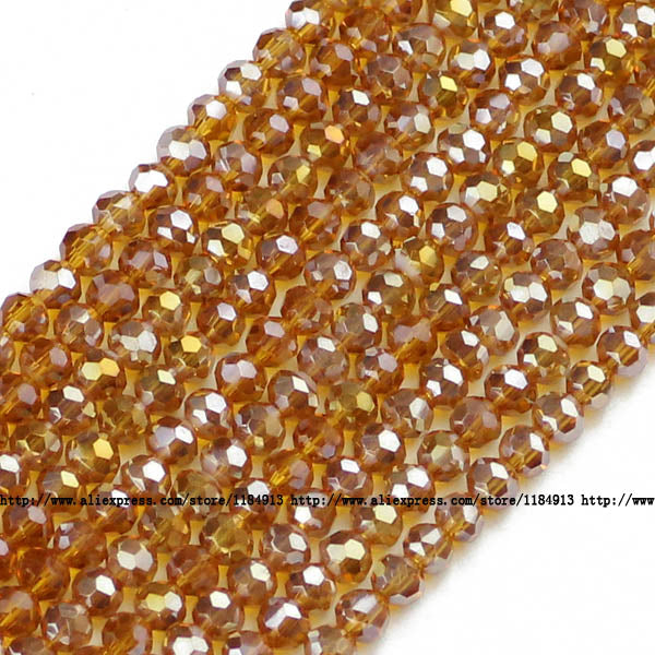 JHNBY Ball Faceted Austrian crystal beads 3mm 200pcs Top quality Round sphere shape Loose beads for jewelry making bracelet DIY