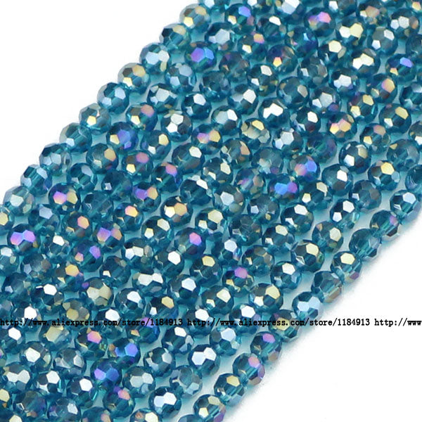 JHNBY Ball Faceted Austrian crystal beads 3mm 200pcs Top quality Round sphere shape Loose beads for jewelry making bracelet DIY