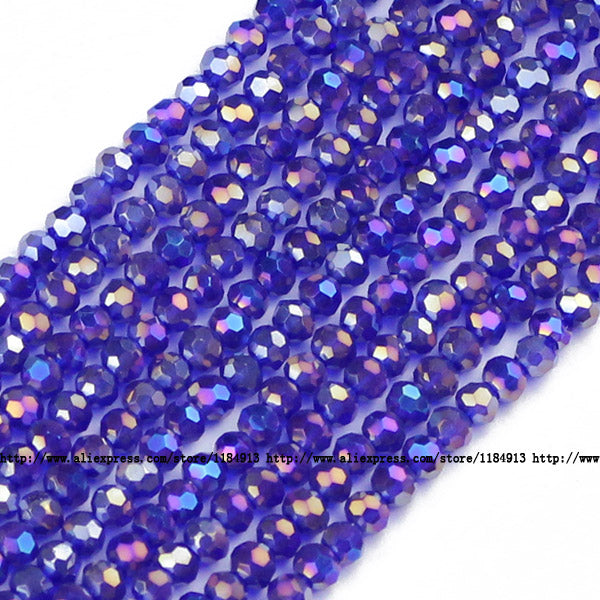 JHNBY Ball Faceted Austrian crystal beads 3mm 200pcs Top quality Round sphere shape Loose beads for jewelry making bracelet DIY