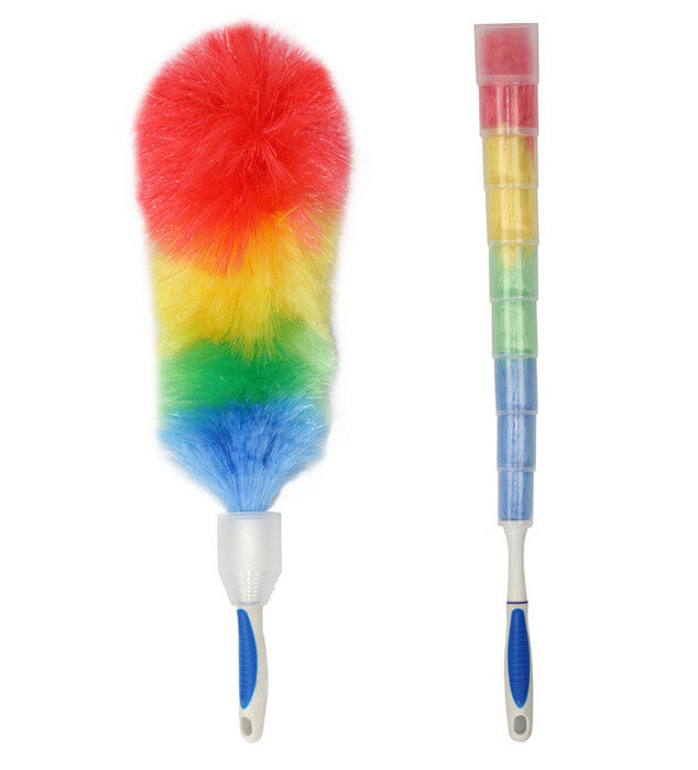 250G Bigger Washable Color Bendable PP Duster Household Electrostatic Dust Cleaning Nine Sets Cover Furniture Clean TOOL 65CM