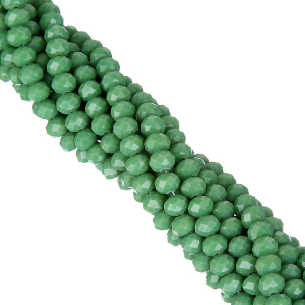 LNRRABC AA+ Quality 6MM 100piece/lot Candy Color Round Faceted Glass String Beads Crystal Rondelles White/Black/Red/Green/Yello