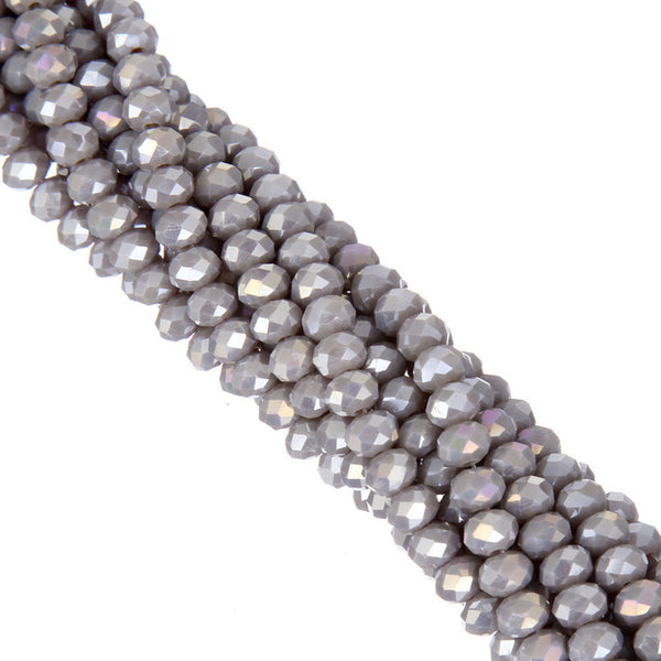 LNRRABC AA+ Quality 6MM 100piece/lot Candy Color Round Faceted Glass String Beads Crystal Rondelles White/Black/Red/Green/Yello