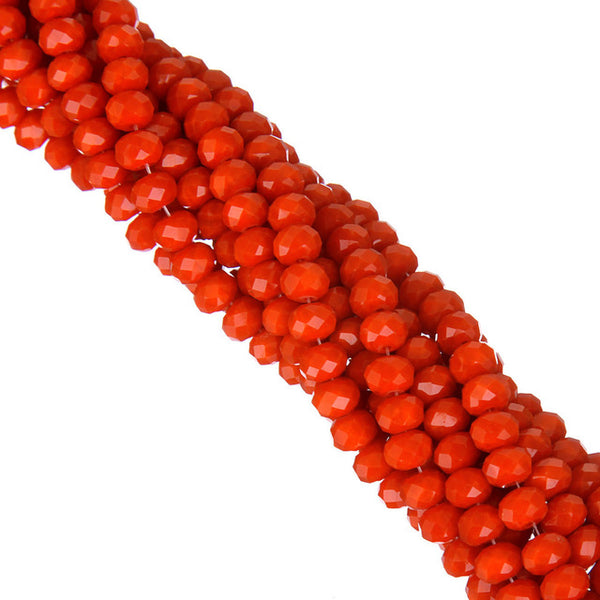 LNRRABC AA+ Quality 6MM 100piece/lot Candy Color Round Faceted Glass String Beads Crystal Rondelles White/Black/Red/Green/Yello