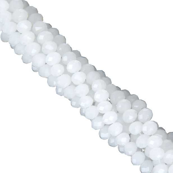 LNRRABC AA+ Quality 6MM 100piece/lot Candy Color Round Faceted Glass String Beads Crystal Rondelles White/Black/Red/Green/Yello