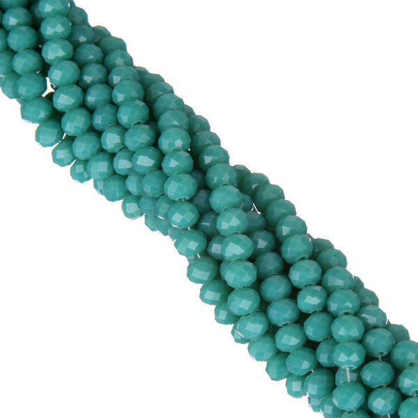 LNRRABC AA+ Quality 6MM 100piece/lot Candy Color Round Faceted Glass String Beads Crystal Rondelles White/Black/Red/Green/Yello