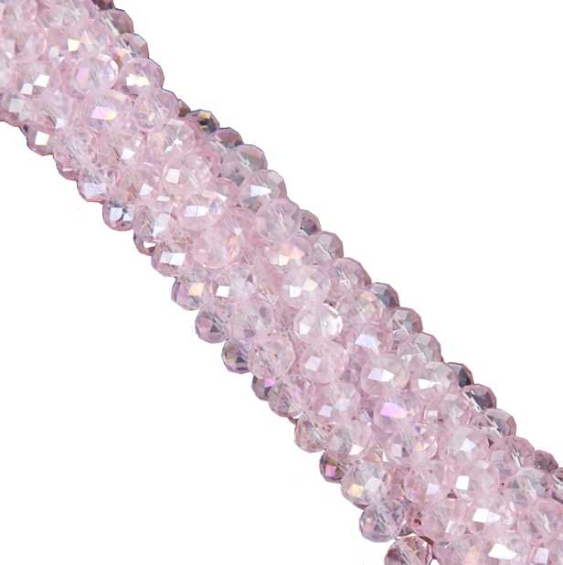 LNRRABC New! AB Color 6MM 100piece/lot Rondelle Glass Crystal Stand Beads Free Shipping Wholesale