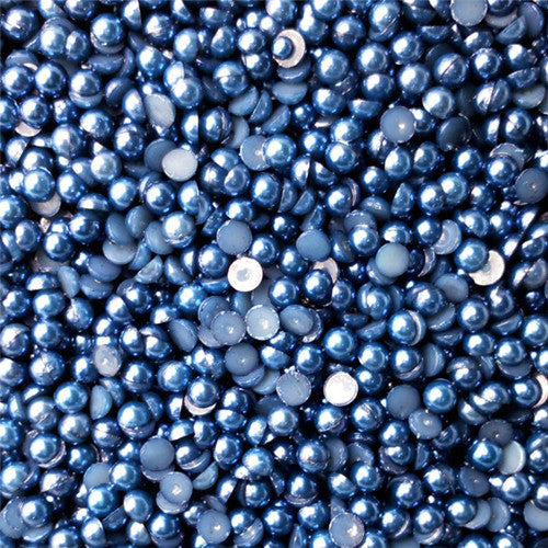 LNRRABC Sale 300 piece/lot 6MM Half Round Acrylic Imitation Flatback Pearl Beads for Jewelry Making Decoration Nail Art Phone