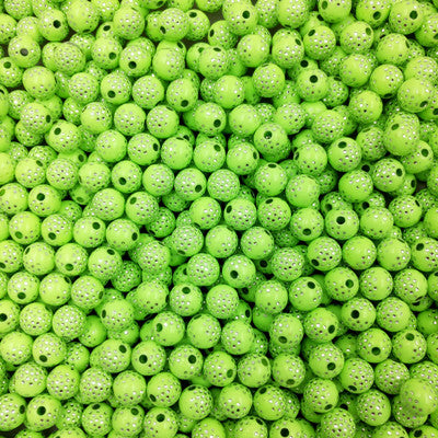 LNRRABC Sale 100 piece/lot 8mm Bright Shiny Round Acrylic Loose Spacer DIY Beads For Jewelry Findings Jewelry making Bracelet