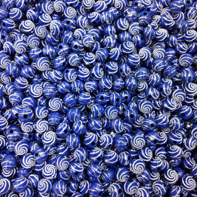 LNRRABC 8mm 100 piece/lot  8mm Screw Shiny Acrylic Round  Ball Spacer Loose Beads for Bracelet Necklace Jewelry Making