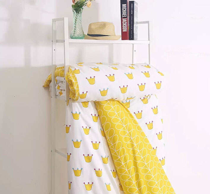 width 235CM* 50CM brief style crown baby cartoon 100% cotton fabric child bedding quilt pillow case sewing tecidos diy fabric