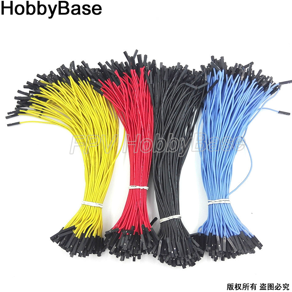 12pcs/lot Dupont Cable 20cm Soft Silicon wire 24AWG 1Pin Female to Female Jumper Wire