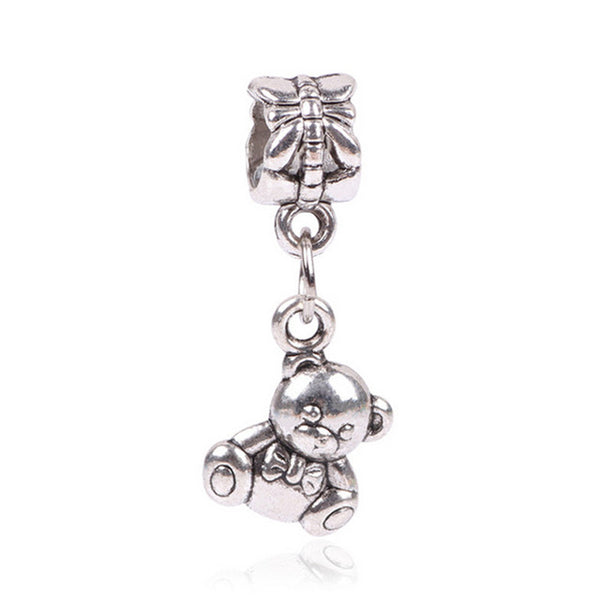 Couqcy Free Shipping 1Pc Silver Bead Charm European Silver with Love Lock key Charm Pendant Bead Fit Pandora Bracelet