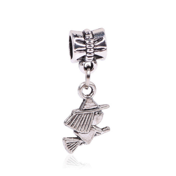 Couqcy Free Shipping 1Pc Silver Bead Charm European Silver with Love Lock key Charm Pendant Bead Fit Pandora Bracelet