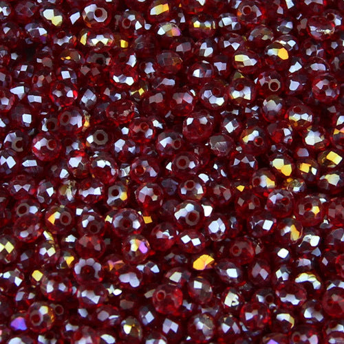 JHNBY 4mm 100pcs Flat Round Shape Faceted Austrian crystals loose beads ball supply glass bracelet necklace Jewelry Making DIY