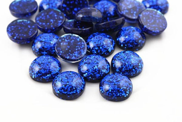 New Fashion 40pcs 12mm Mix Colors Flat back Resin Cabochons Cameo