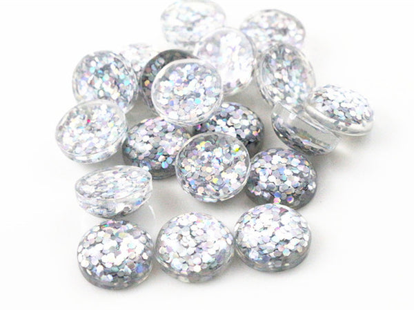 New Fashion 40pcs 12mm Mix Colors Flat back Resin Cabochons Cameo