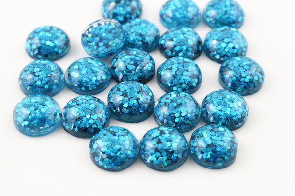 New Fashion 40pcs 12mm Mix Colors Flat back Resin Cabochons Cameo