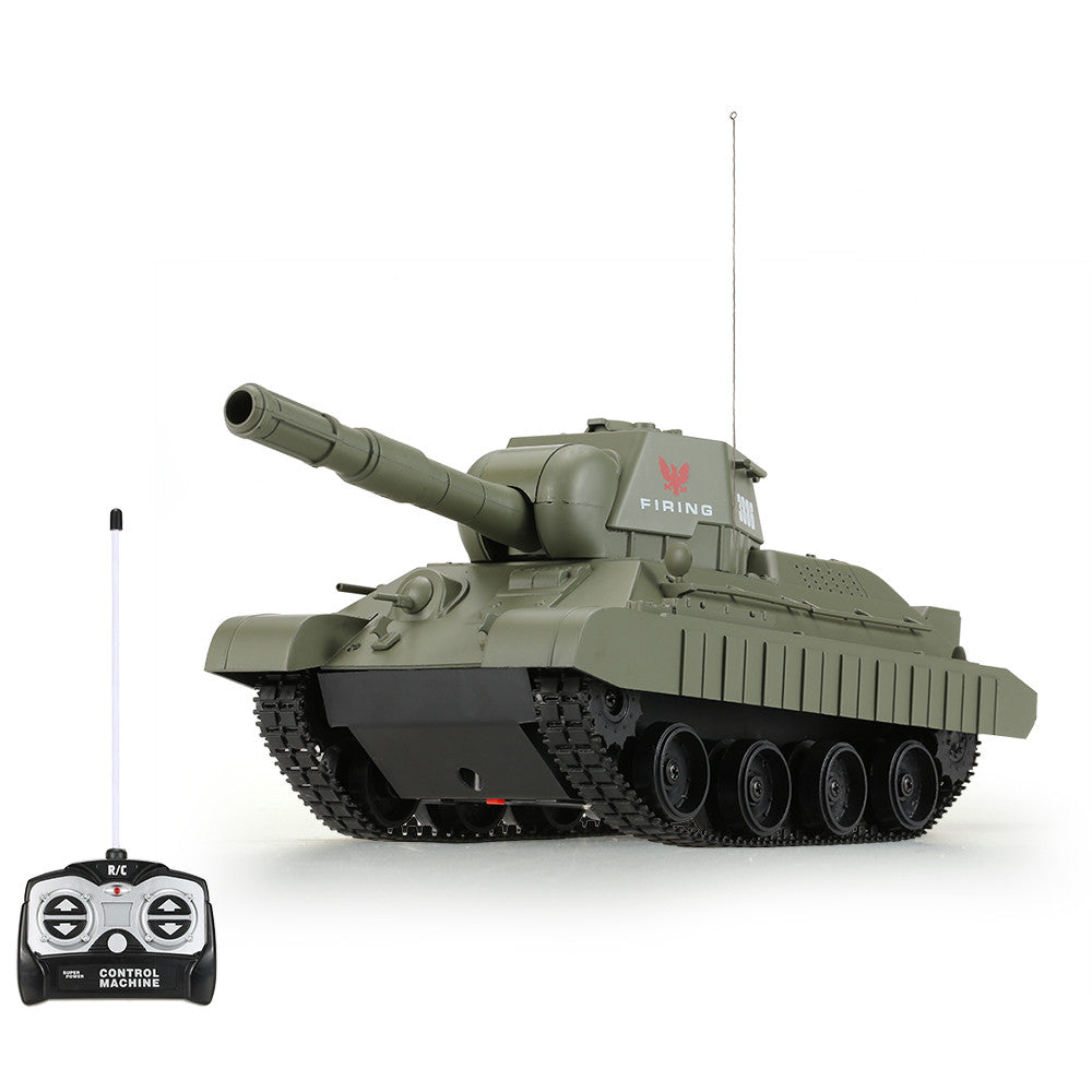 Original HENG LONG NO.3886 27MHz 1/30 Fire Ball Bullet Cannonball Shooting RC Battle Tank