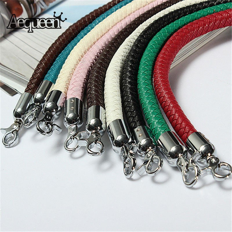 Hot Sale Fashion Round PU Purse Handle Shoulder Bags Belt Replacement Handbag Strap Bag Accessories Designer Leather DIY