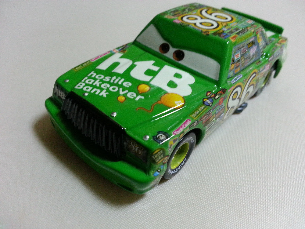 Pixar Cars No.86 Chick Hicks Metal Diecast Toy Car 1:55 Loose Brand New In Stock & Free Shipping
