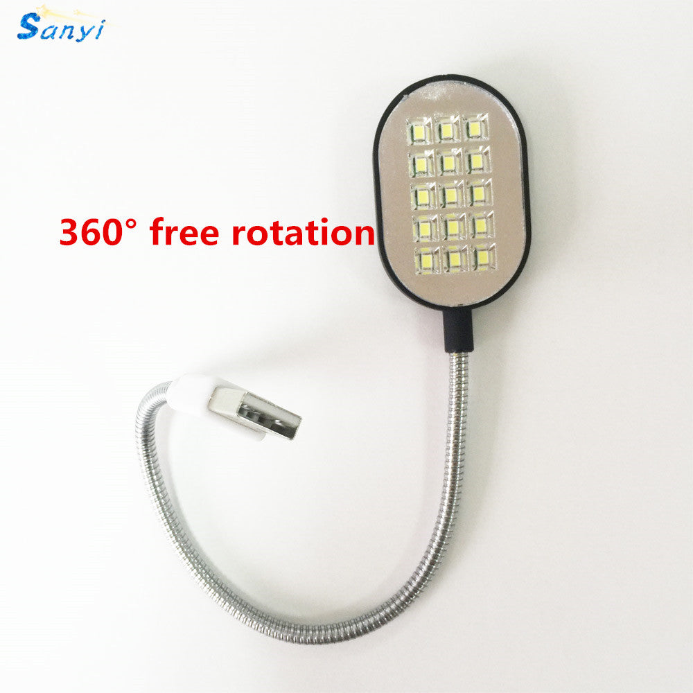 Portable USB Powerful Rechargerable Flashlight Rotation And Flexible LED Lamp USB Charger LED Flashlight Torch For Work