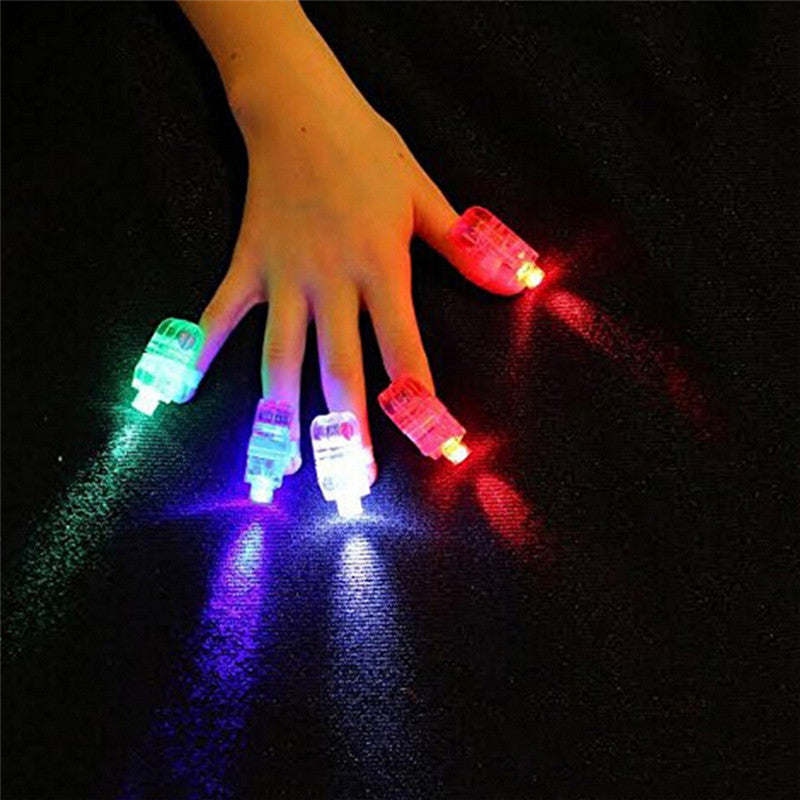 2017 1pcs LED Toys Basket Lumineuse Juguetes Children's Toys Ring Finger Lamp Led Fluorescent Flashing Concert Props Light Up