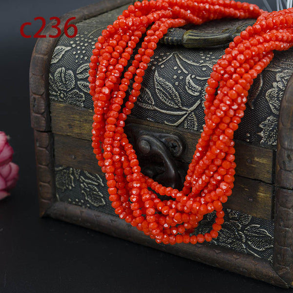 5A qaulity !!!3MM 145 piece/lot Bicone crystal beads Cut Faceted Round Glass Beads