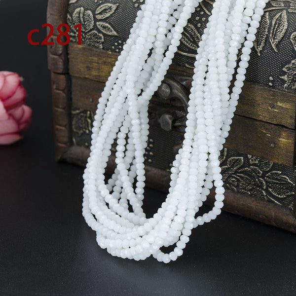 5A qaulity !!!3MM 145 piece/lot Bicone crystal beads Cut Faceted Round Glass Beads