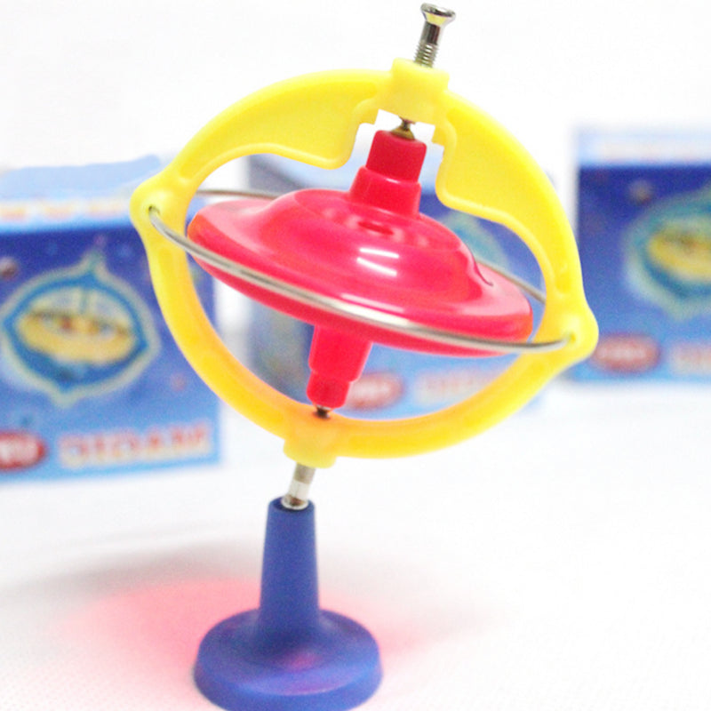 1 Set Creative Children Funny Classic Novelty Top Magic Gyroscope Kids Toys Music LED Light Christmas Gifts