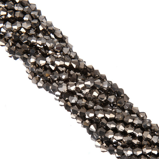 LNRRABC 110pc Glass Crystals Loose Faceted Bicone Beads for DIY Bracelet Necklace Jewelry Making Free Shipping