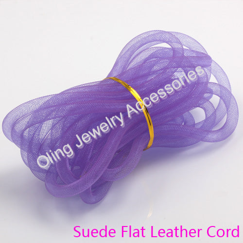 OlingArt  8mm 5M/lot wholesale Colorful Mesh Bracelet jewelry DIY fitting With Crystal stones Filled necklace choker 2017 New