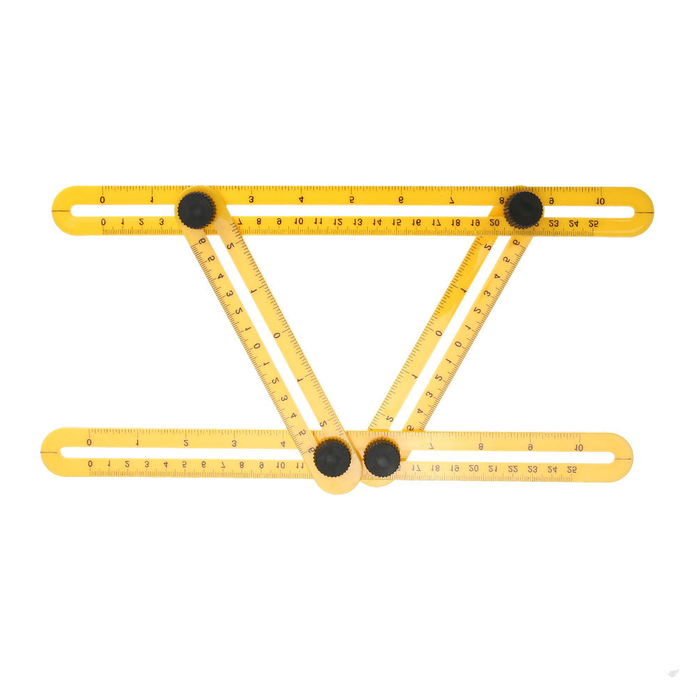 Multifunctional Angle-izer Template Tool Plastic Measuring Four-Sided Ruler Accurate Measurement Tool For Handmen
