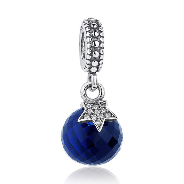 Original 925 Sterling Silver Radiant Orchid Snowflake MOM Daisy Pendant Beads Fit  Charm Bracelet Jewelry Accessories