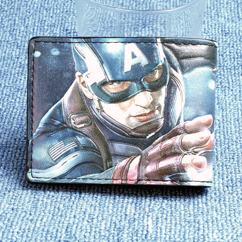 Marvel Captain America Bi-Fold Wallet DFT-1007A