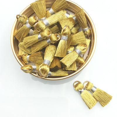 GUFEATHER/Tassel/20MM silk Brush earrings accessories/tassel for Hand made jewelry/jewelry findings/jewelry materials 10pcs/lot