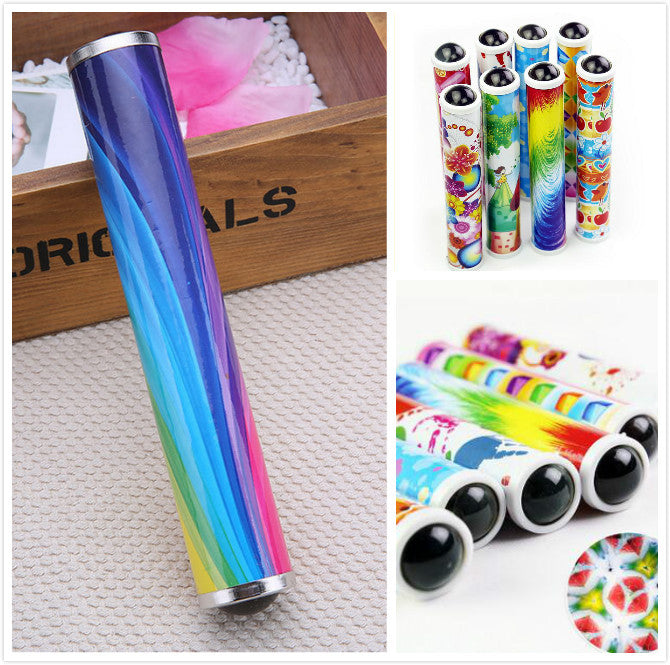 Children Educational Science Toy Classic Toys Large Twisting Kaleidoscopes Rotating Kaleidoscope Children's Toys WYQ