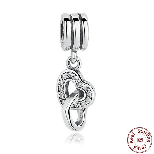 9 Style 925 Sterling Silver My Princess Clear CZ Pendant Dangling Tiara Charm Fit Pandora Charms Bracelet Jewelry Making WEUS014